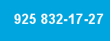 925 832-17-27 925 832-17-27
